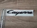 Порше Porsche Cayenne черен надпис емблема, снимка 2