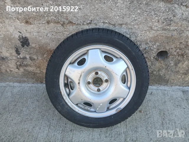 Оригинална джанта +гума 15цола Michelin 185/55/15.за Opel Tigra.Astra-.vectra.4×100..Calibra.