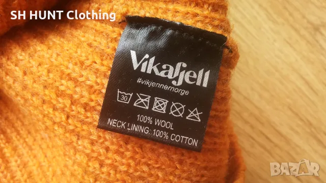 Vikafjell 100% Wool размер M пуловер 100% Вълна - 3017, снимка 13 - Пуловери - 56730064