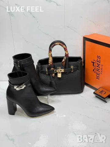 Hermes ✨Дамски Боти , снимка 3 - Дамски боти - 56663523