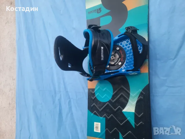 Сноуборд   142см.BURTON PROGRESSION  с автомати. , снимка 5 - Зимни спортове - 56738073