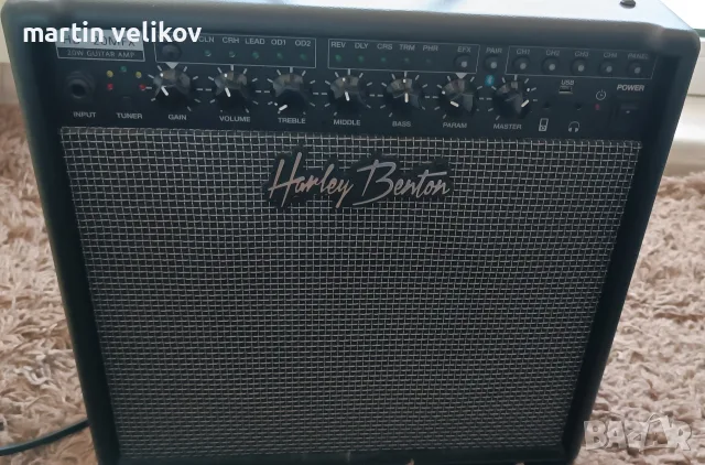 Harley Benton HB-20MFX – моделиращ китарен усилвател, 20 W