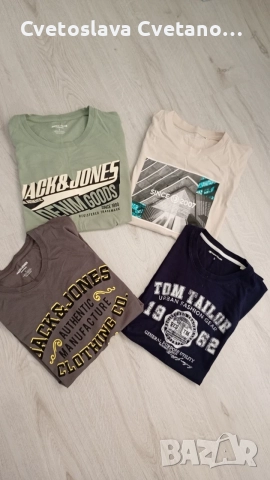 Лот тениски Jack&jones и Tom Tallor 