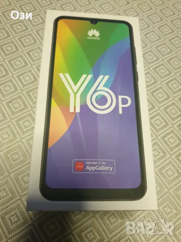 Нов двусимов смартфон Huawei Y6p в перфектно състояние! 