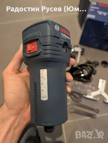 Фреза за кантове Bosch GKF 550 Professional - Hand Router - 6mm