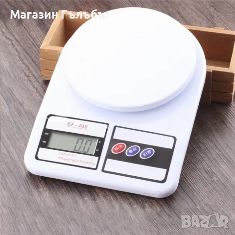 Домакинска електронна везна SF-400, снимка 3 - Електронни везни - 56677069
