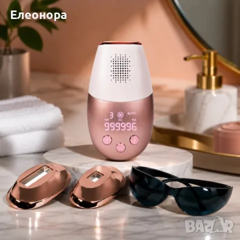 IPL TOUCH охлаждащ IPL лазерен епилатор – безболезнено дълготрайно Обезкосмяване с 9 нива за лице 