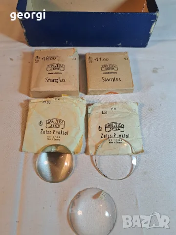 стари диоптрични стъкла лупи Carl Zeiss Jena    37/2