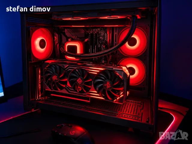 Геймърски компютър RX 6700 XT Red Devil 12GB / i5 / 32GB RAM / 1TB NVMe / RGB