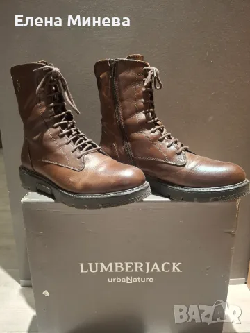 Кожени боти LUMBERJACK, снимка 2 - Дамски боти - 56724277