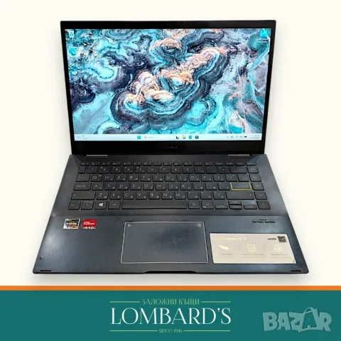 Лаптоп ASUS VivoBook Touchscreen TM420U Ryzen 7 5700U SSD:512GB RAM:16GB, N: 42746
