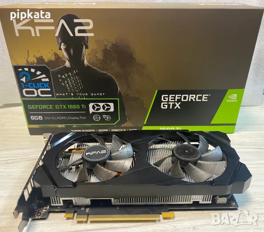 Продавам видеокарта KFA2 GeForce GTX 1660 Ti 6GB