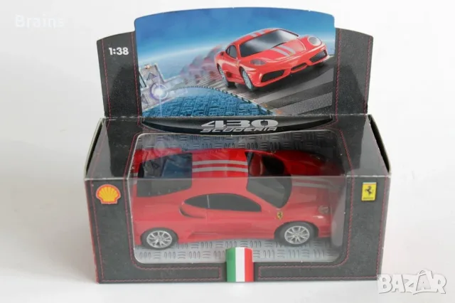 FERRARI F430 SCUDERIA Shell V-Power 1:38 Количка