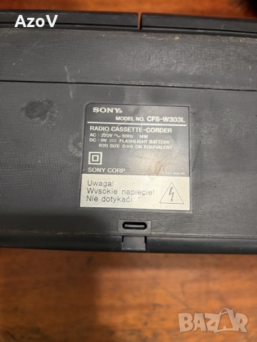 радио касетофон Sony, снимка 5 - Радиокасетофони, транзистори - 56645927