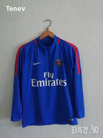 Nike PSG Paris Saint-Germain 1/4 Zip оригинално горнище блуза ПСЖ Пари Сен Жермен размер М 