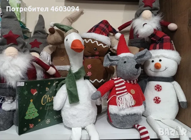 Коледни плюшени  играчки 