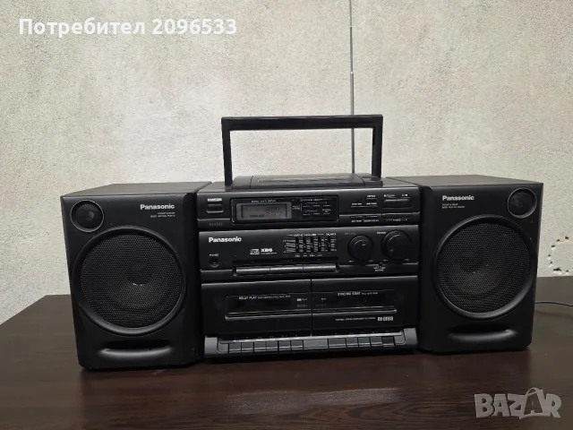 Panasonic RX-DT630 - Бумбокс с CD, Двоен Касетофон, Радио - MASH / XBS