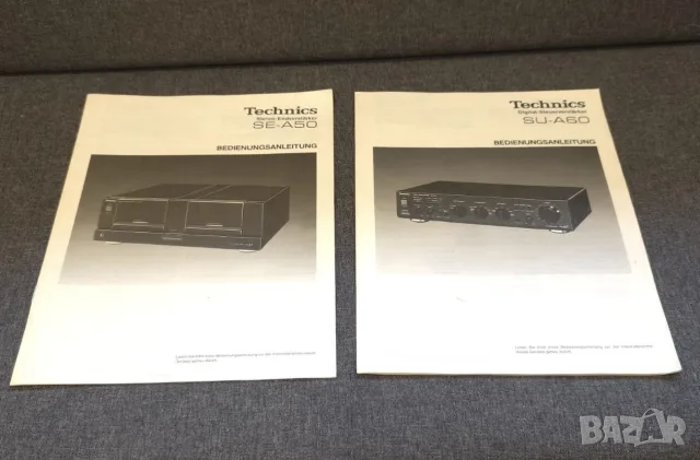 Technics SE-A50 & SU-A60, снимка 5 - Ресийвъри, усилватели, смесителни пултове - 56665599