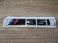 черна емблема BMW M35i, снимка 1