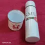 Термус неръждаема стомана и емайлирано канче. , снимка 1