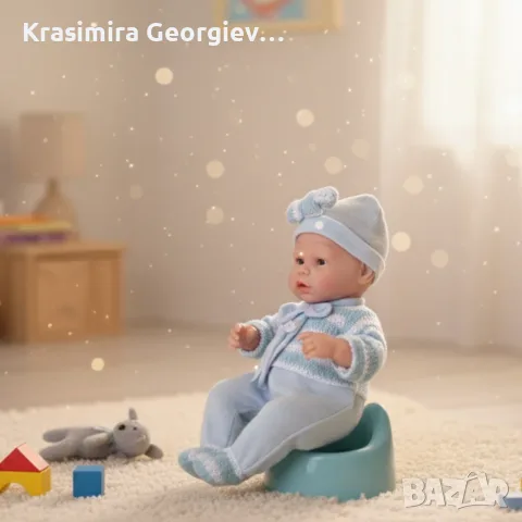 Реалистично бебе с аксесоари - 39см, снимка 3 - Кукли - 56714879
