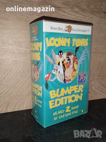 ПОРЪЧАНИ !!! Видеокасети - колекция LOONEY TUNES   BUMPER EDITION  VHS