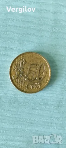 50 евро цента 2001, снимка 2 - Нумизматика и бонистика - 56578335