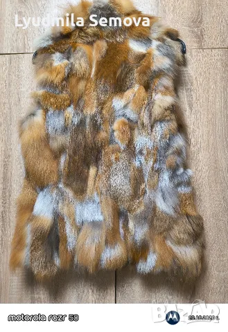 Дамски елеци от естествен косъм , снимка 14 - Елеци - 56659009