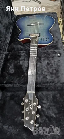 Godin A6 Ultra Denim Blue Хибридна китара, снимка 5 - Китари - 56711072