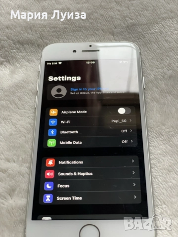 iPhone 7 Silver 128GB 98% Battery Health, снимка 2 - Apple iPhone - 56655980