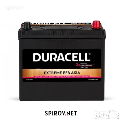 Акумулатор Duracell Extreme EFB JIS 12V 55Ah 460A DE55