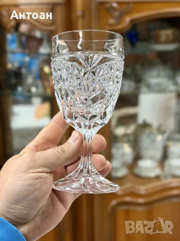 Кристални чаши за вино, снимка 6 - Чаши - 56701200