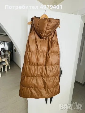Дълъг дамски елек , снимка 2 - Елеци - 56570652
