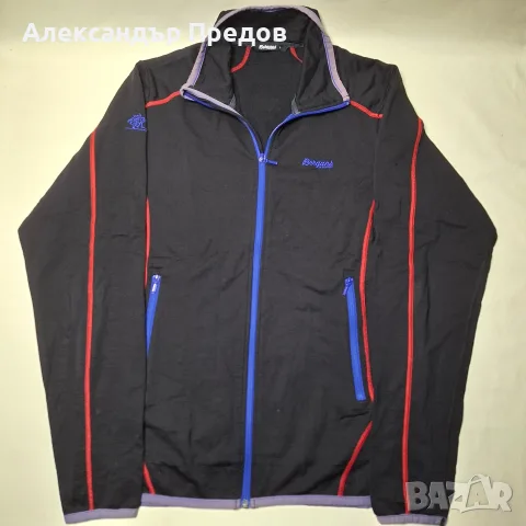 Bergans of Norway, мерино горнище с цип
