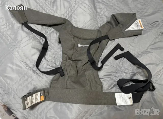 Ергономична раница Ergobaby - Embrace, Heather Grey