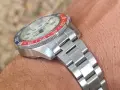 БАРТЕР! Оригинален Aragon Automatic Dive Master Full lume dial Pepsi bezel 40mm., снимка 12