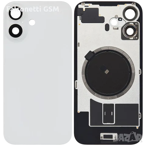 Заден капак за iPhone 16 – Оборудван AAA+ – Бял
