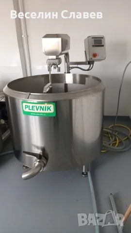 Пастьоризатор PLEVNIK 500 л – модел SKH 500 EL Adv+, 2021 г.