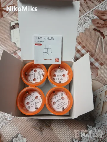 Нов Комплект 4 бр. Смарт Контакти Tuya ZigBee 3.0 (16A / 3680W) с Електромер