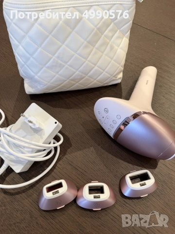 Philips Lumea Series 9900 BRI977/00 – фотоепилатор с 3 приставки + чанта