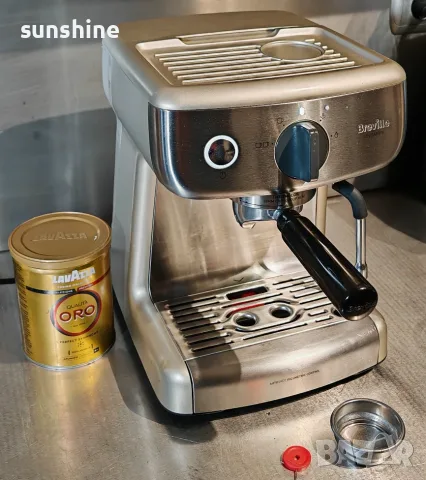 ВИДЕО * Breville Mini Barista VCF125X * Еспресо кафе машина * 15 bar, 2 l, 58 mm портафилтър