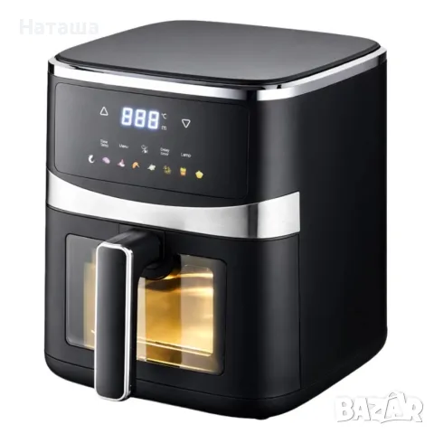 Еър фрайър 5L-1500W, снимка 3 - Фритюрници - 56574274