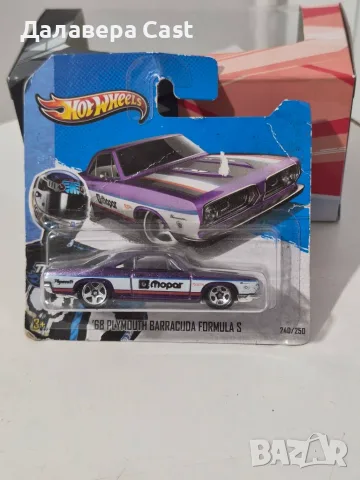 1/64 68 Plymouth Barracuda Formula S HotWheels 