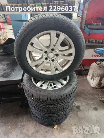 Продавам чисто нови зимни гуми с джанти, continental 225/55 16. 