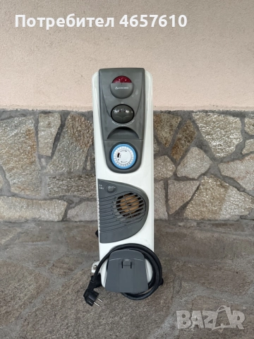 Маслен радиатор Synchro 2500W, снимка 3 - Радиатори - 56616192