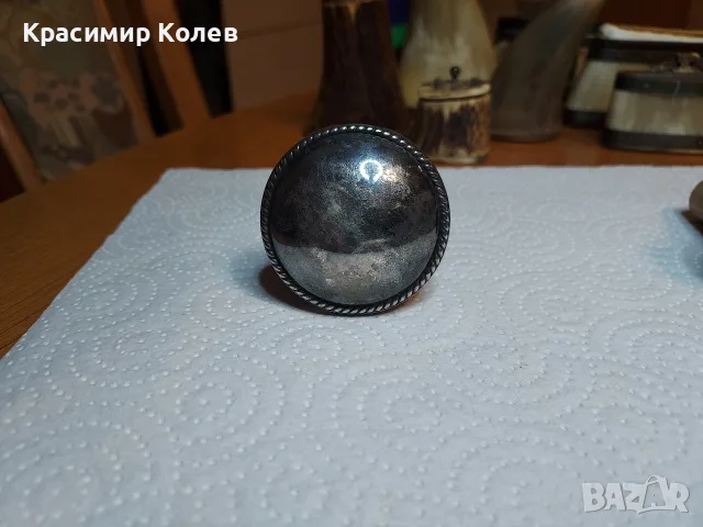 Ретро сребърни 835 тапи за шишета , снимка 2 - Антикварни и старинни предмети - 56628879