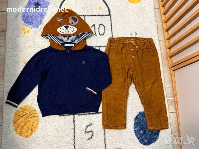 Жилетка Mayoral  джинси H&M 