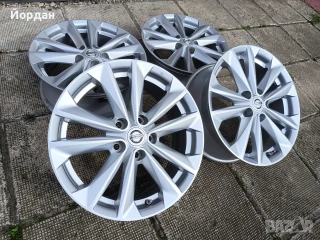  ОРИГИНАЛНИ джанти 17 ' цола 5x114,3 NISSAN QASHQAI J10 J11 / НИСАН 7J ET40 + датчици 4