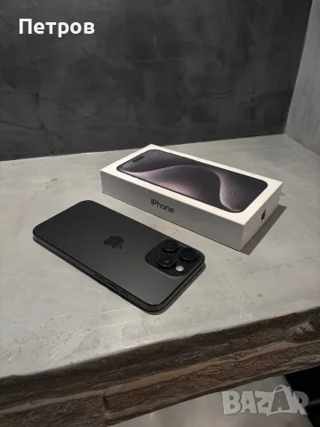 КАТО НОВ Iphone 15 Pro Max 256 GB Black