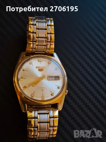 оригинален японски часовник Seiko 5 Automatic, модел 6119-8095 от 70-те години